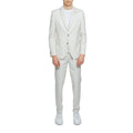 Mulish Beige Polyester Two-Piece Suit