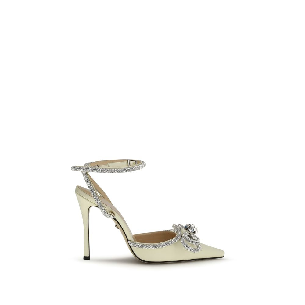 MACH & MACH Multicolor Silk High Heel Pumps