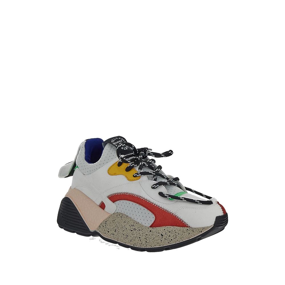 Stella McCartney White Vegan Leather Chunky Sneakers