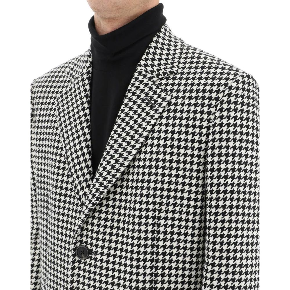 Alexander McQueen Black Wool Coat