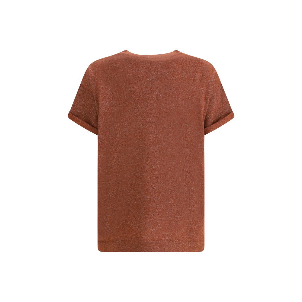 Brunello Cucinelli Red Nylon T-Shirt