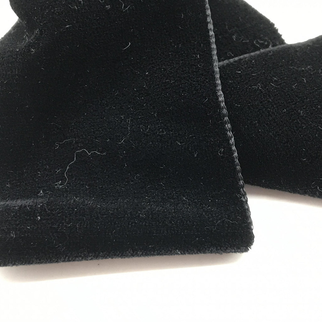 Chanel Black Velvet Bow Hair Accessory