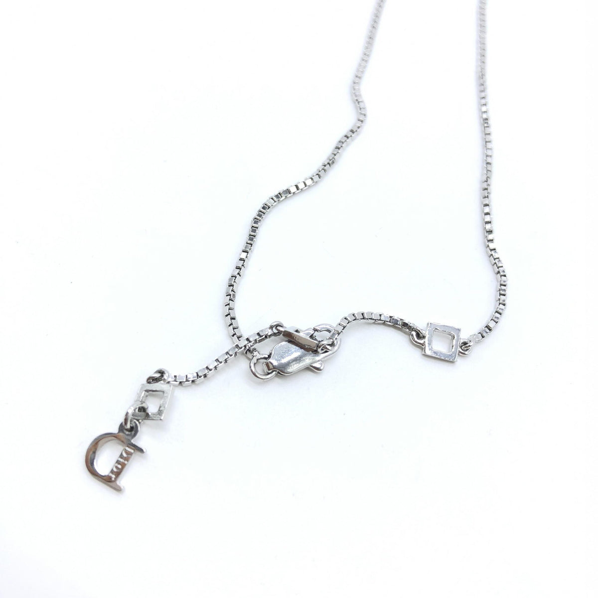 Christian Dior Dior 925 Sterling Silver Antique Art Deco Howard & Co. "Port" Necklace