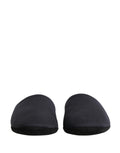 Dolce & Gabbana Dark Navy Wool Cotton Red Chevron Slippers Shoes