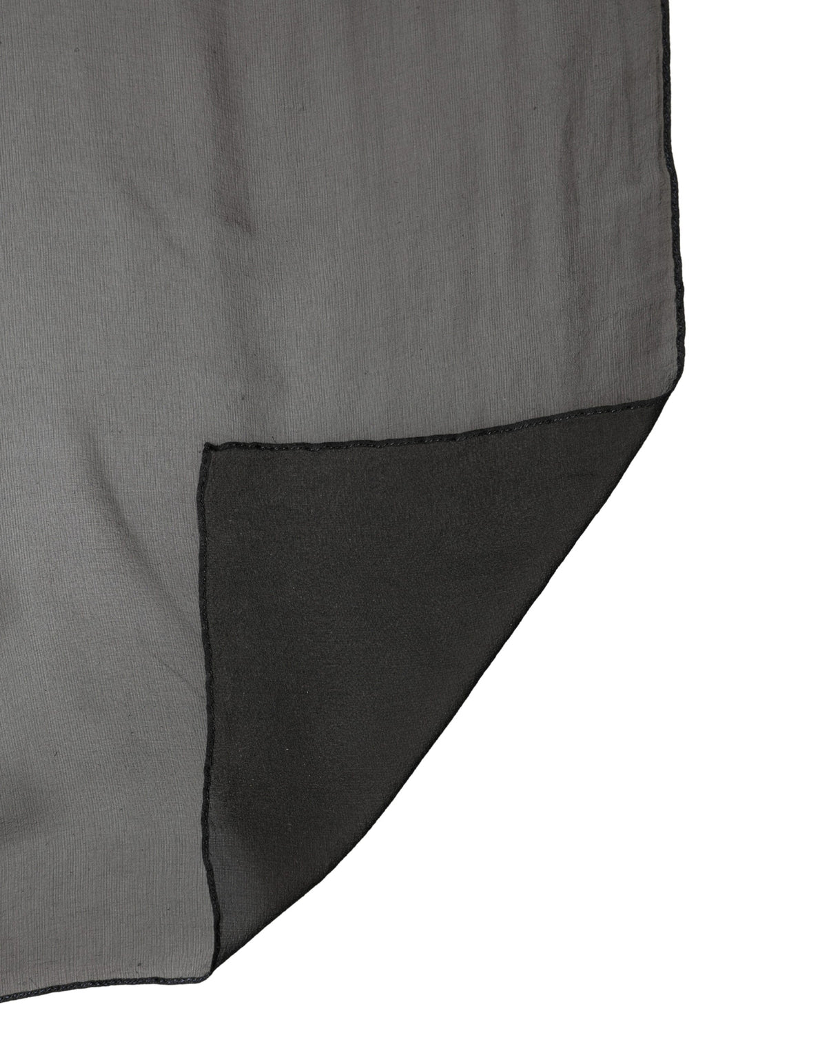 Dolce & Gabbana Black Silk Neck Wrap Shawl Stole 167cm x 126cm Scarf