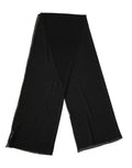 Dolce & Gabbana Black Silk Neck Wrap Shawl Stole 200cm x 64cm  Scarf