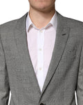 Dolce & Gabbana Gray MARTINI Single Breasted Formal 2PC Suit