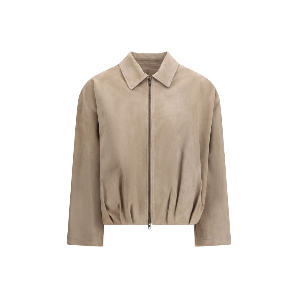 Salvatore Santoro Beige Lamb Ovis Aries Jacket