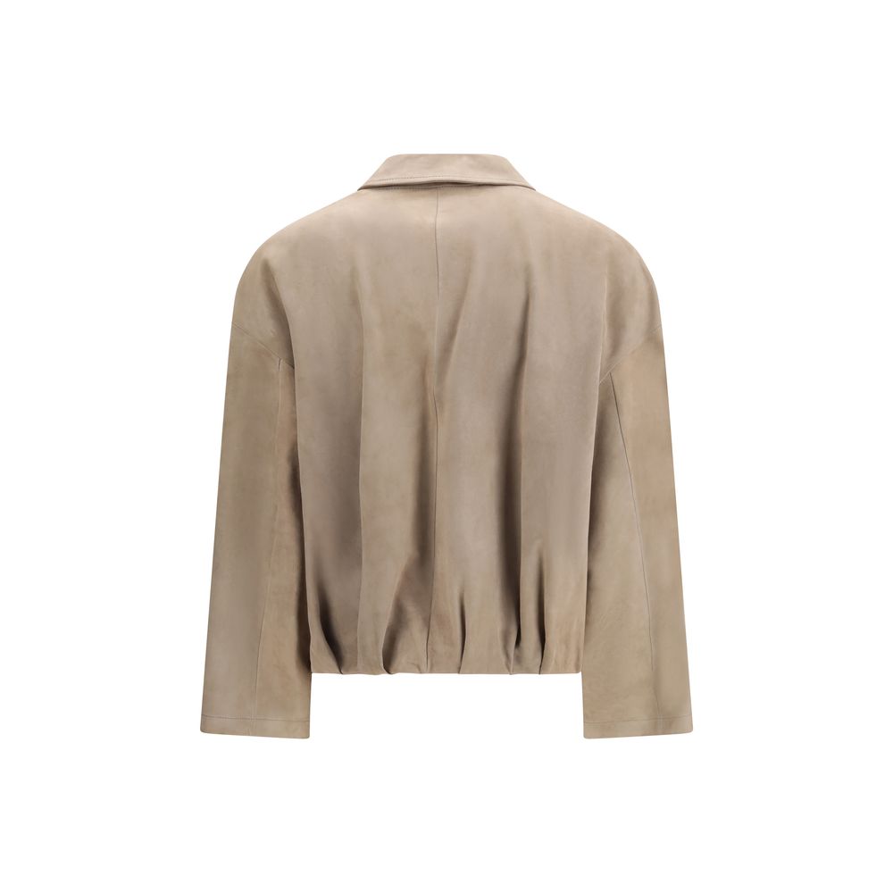 Salvatore Santoro Beige Lamb Ovis Aries Jacket