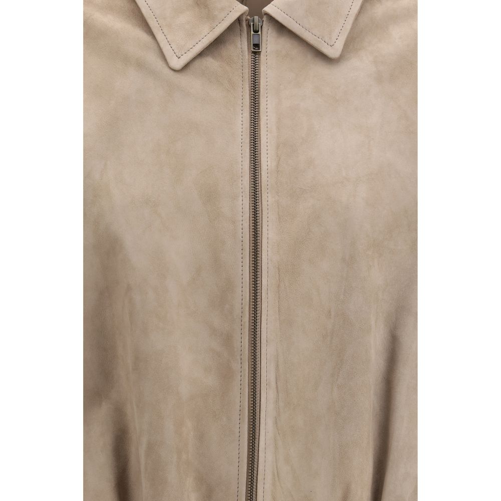 Salvatore Santoro Beige Lamb Ovis Aries Jacket