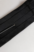 Dolce & Gabbana Black 100% Silk Women Wide Waist Cummerbund