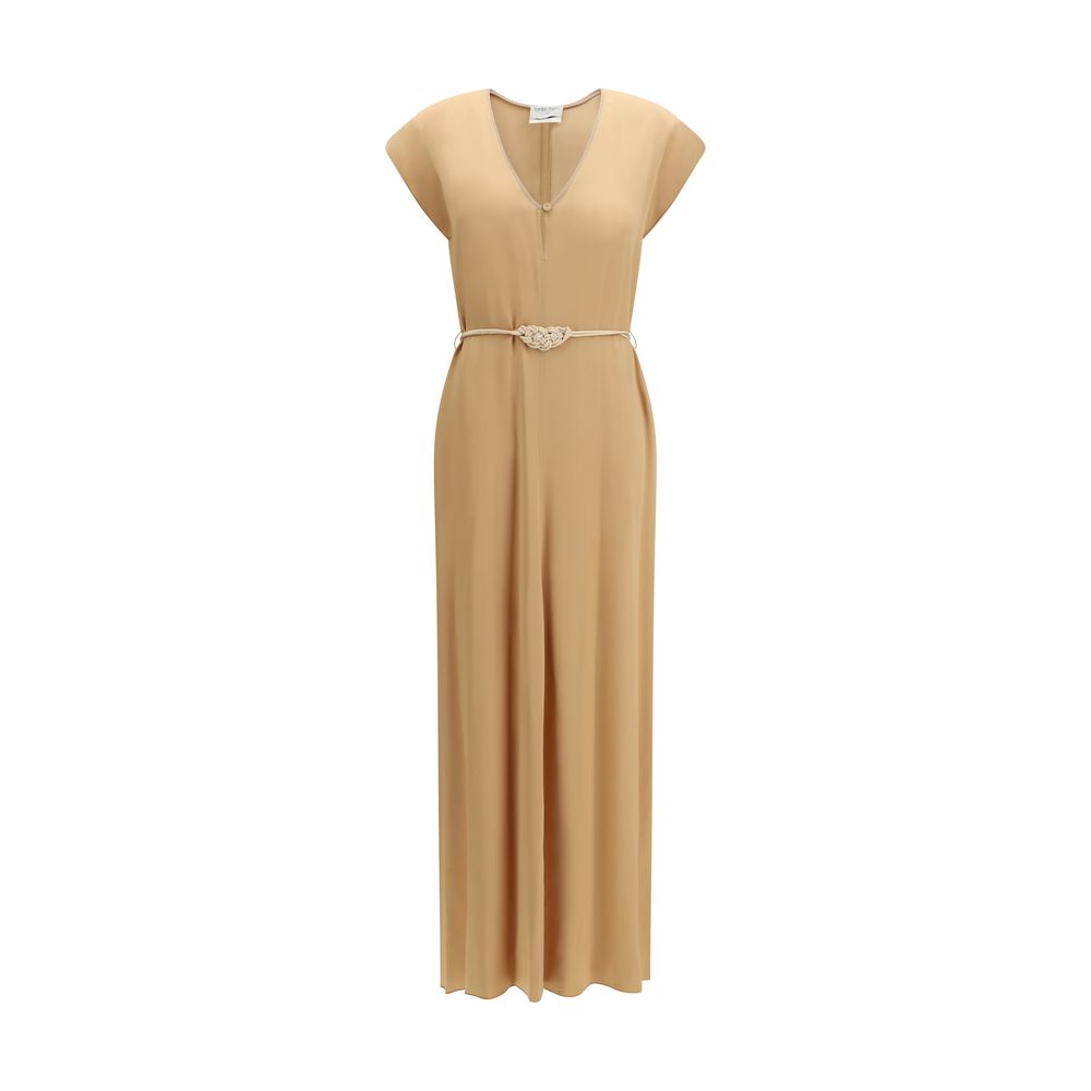 Forte_Forte Orange Viscose Casual Dress