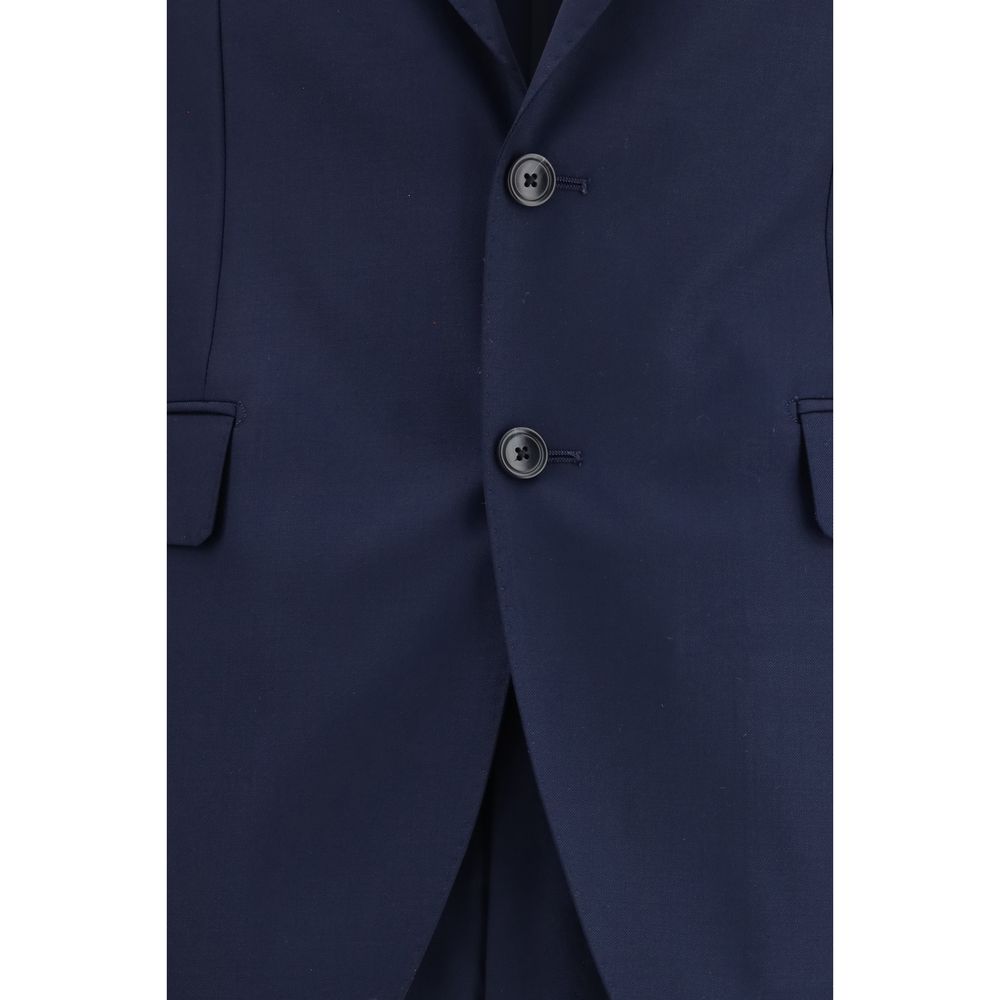 Tagliatore Blue Wool Two-Piece Suit
