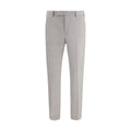 PT Torino Gray Wool Oves Aries Dress Pants