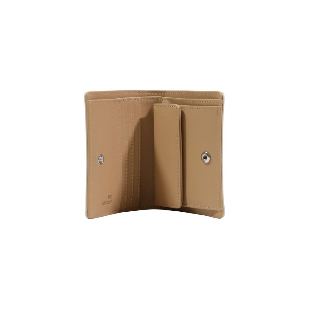Love Moschino Beige Polyethylene Wallet