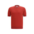 Brunello Cucinelli Red Cotton T-Shirt