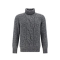 Brunello Cucinelli Gray Cashmere Turtleneck