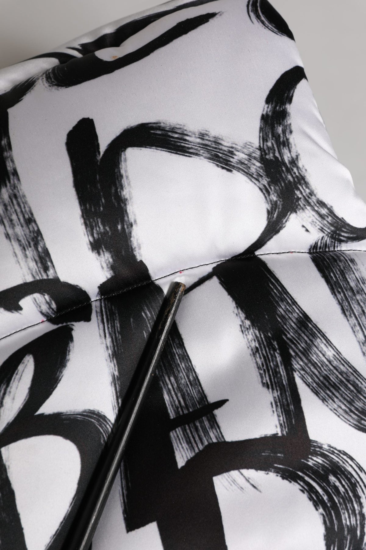 Dolce & Gabbana White Logo Print Whole Head Wrap Capello Hat