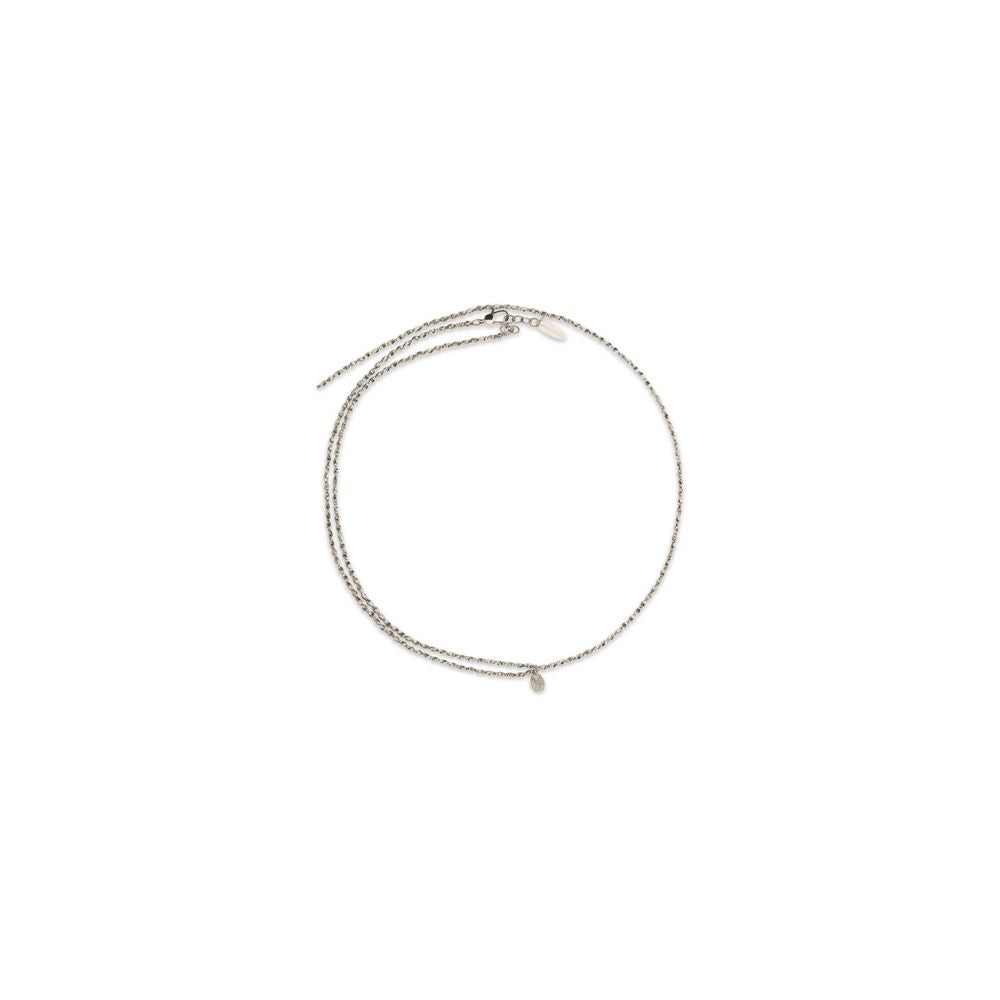 Brunello Cucinelli Silver Metal Necklace