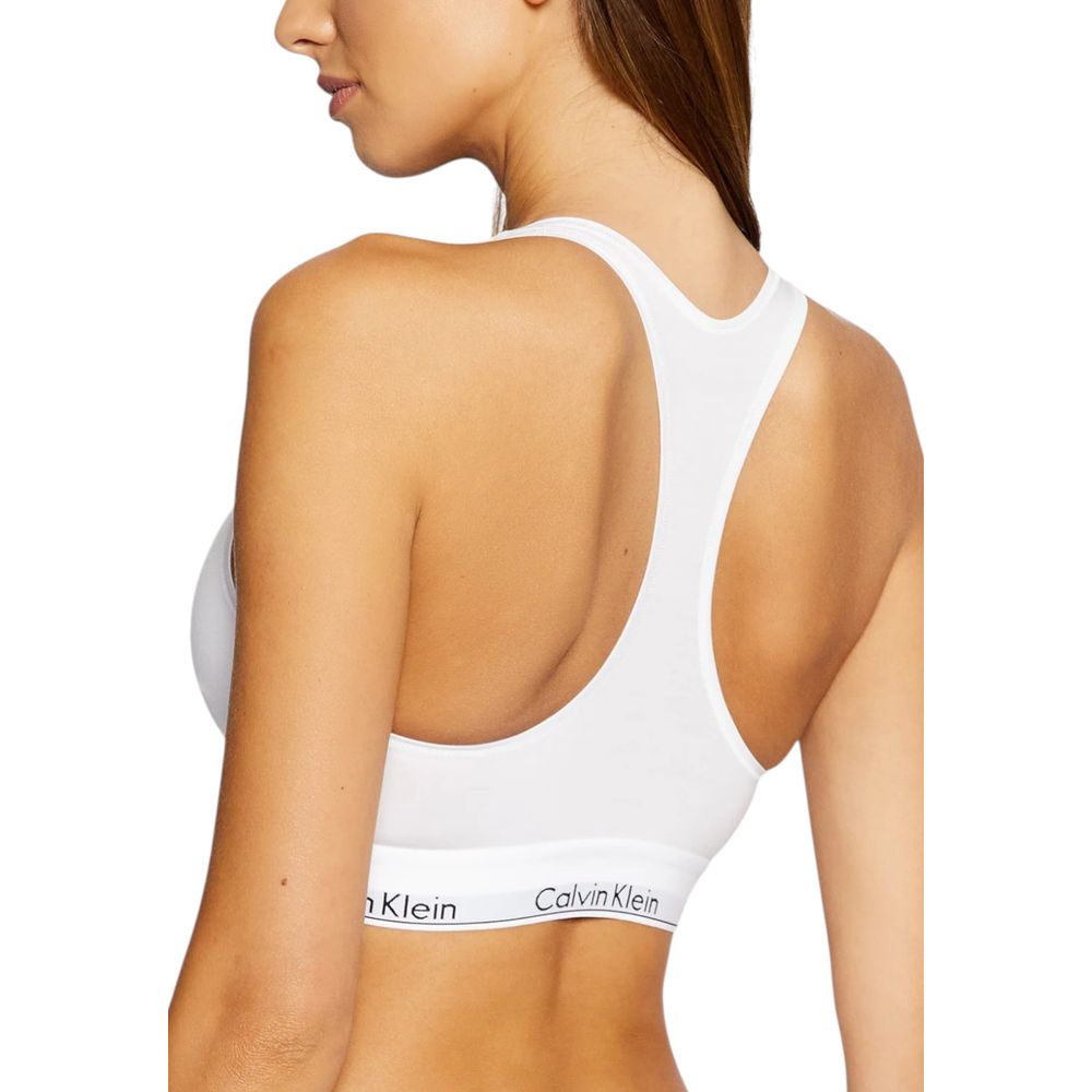 White Cotton Bra