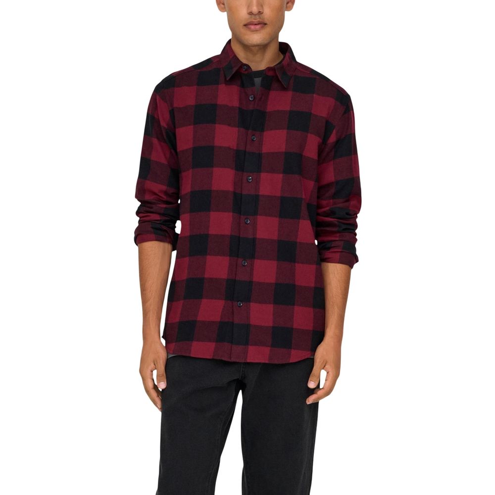 Only & Sons Multicolor Cotton Pattern Shirt