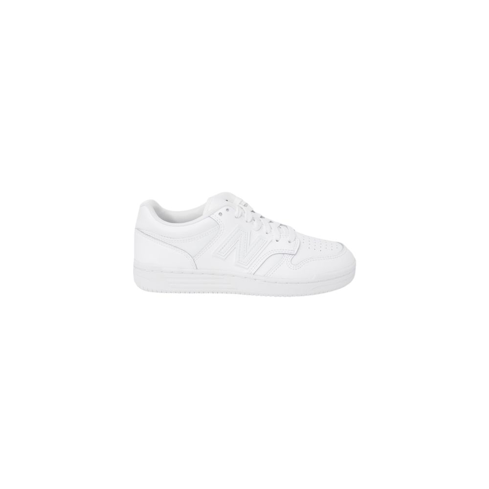 White Leather Athletic Sneakers