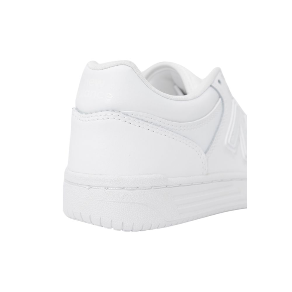 White Leather Athletic Sneakers