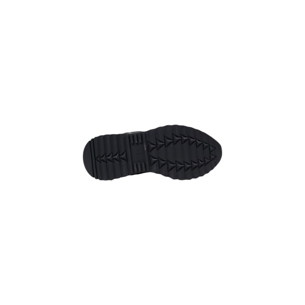 Black Polyethylene Low Top Sneakers