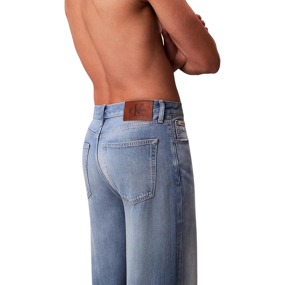 Calvin Klein Jeans Blue Lyocell Relaxed Fit Jeans