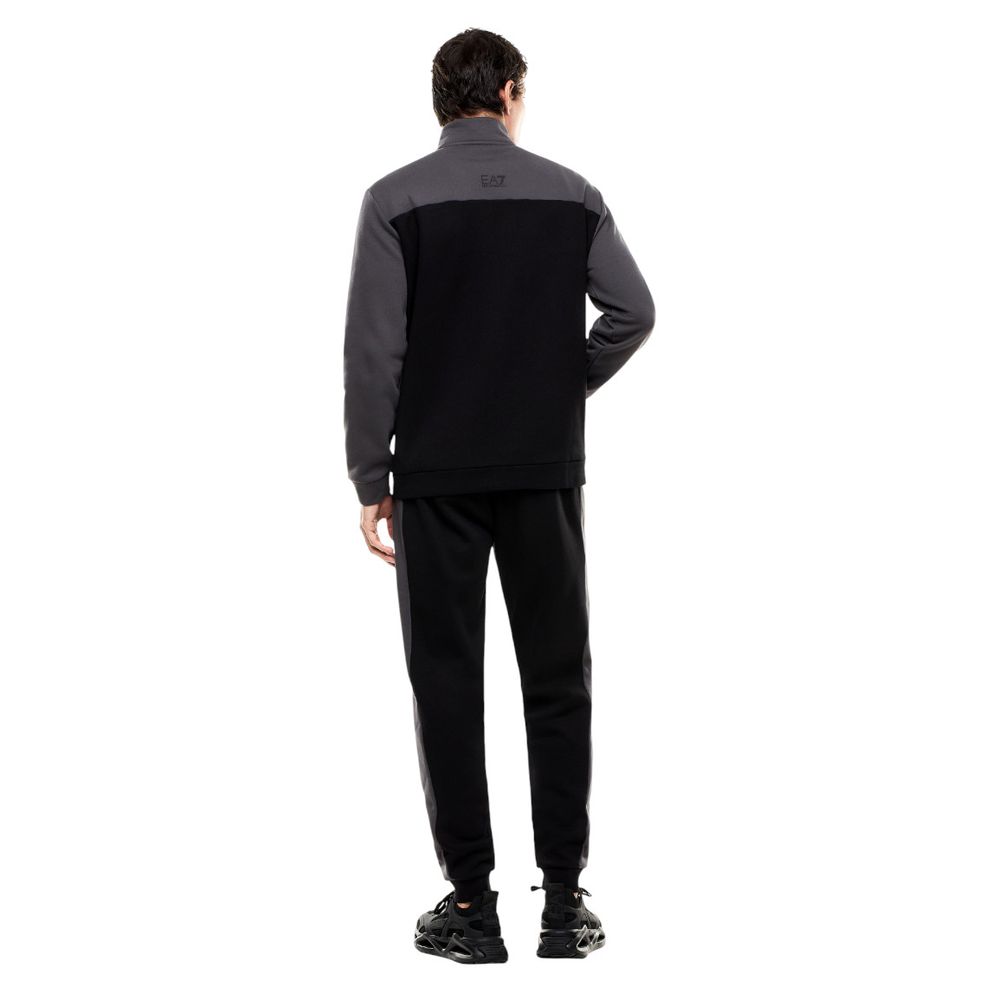 Black Cotton Sweatsuit