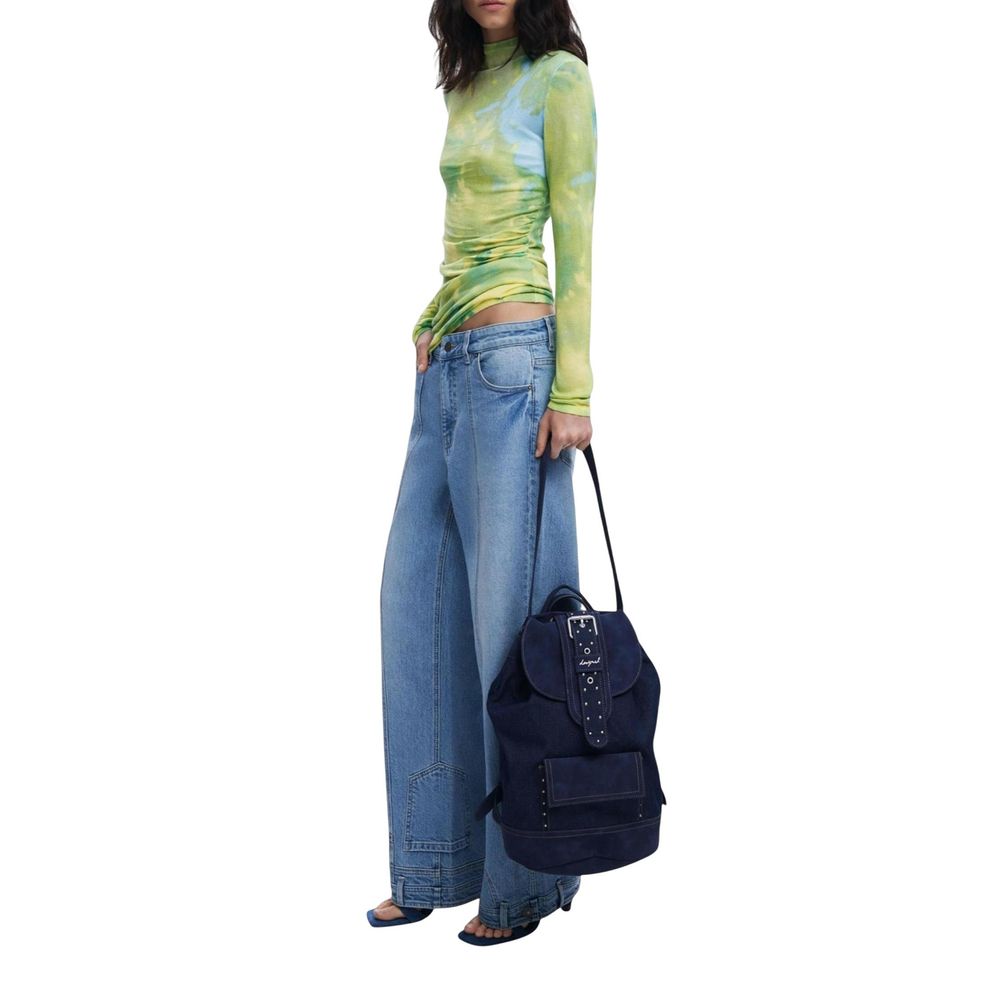 Desigual Blue Polyethylene Backpack