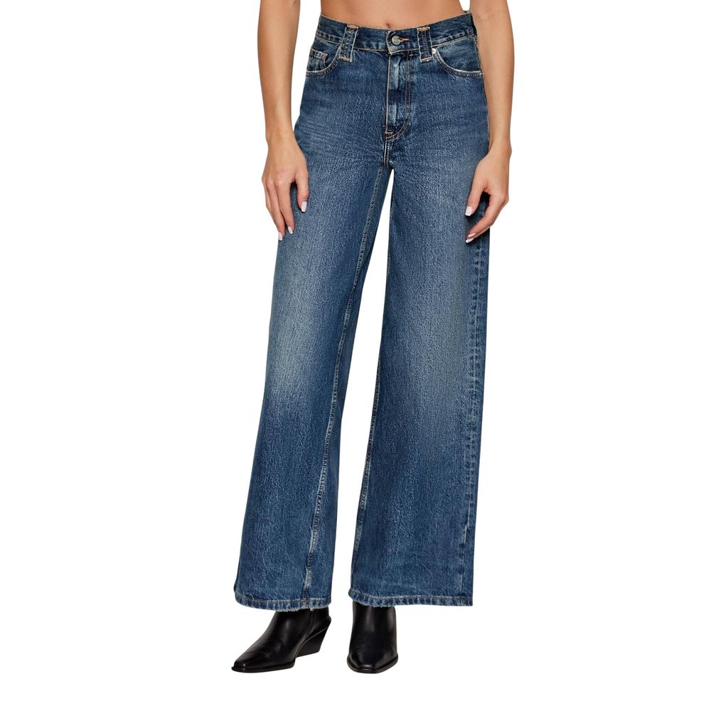 Tommy Hilfiger Blue Recycled Cotton Relaxed Fit Jeans