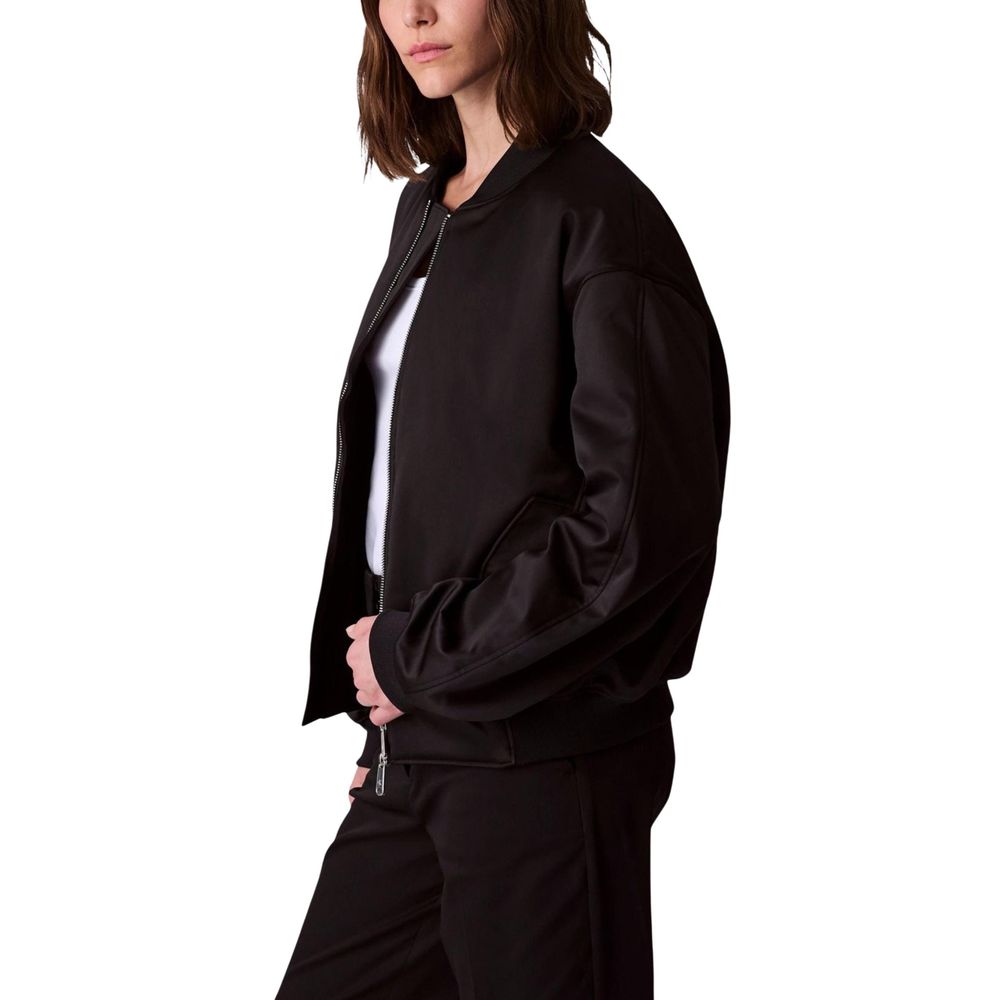 Calvin Klein Jeans Black Recycled Polyester Bomber