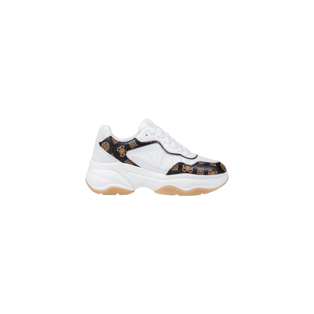 Guess White Polyethylene Chunky Sneakers
