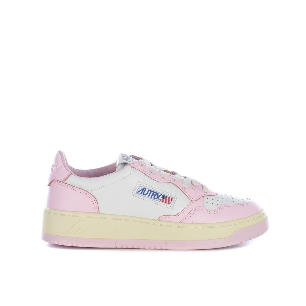 Multicolor Leather Low Top Sneakers