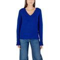 Blue Polyester Sweatshirt