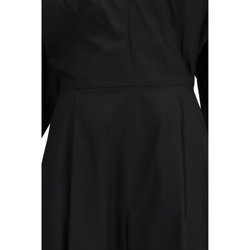 Black Cotton Jumpsuit