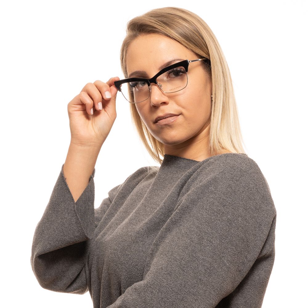 Emilio Pucci Black Metal & Plastic Glasses (Frames)