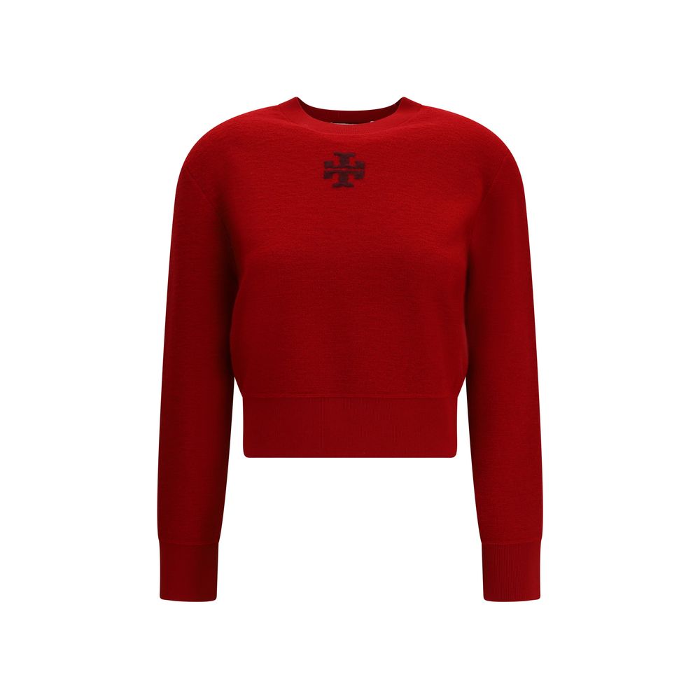 Tory Burch Red Wool Sweatshirt