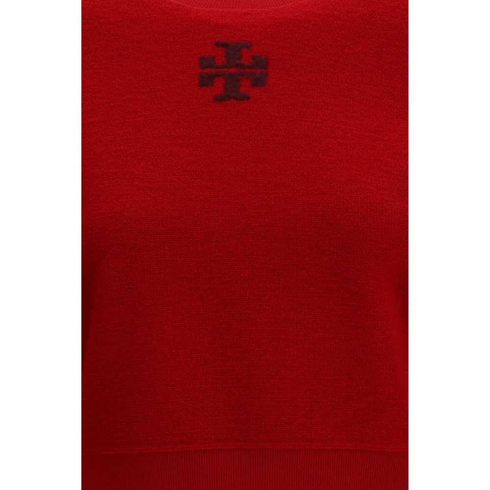 Tory Burch Red Wool Sweatshirt