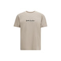 Off-White Beige Cotton T-Shirt