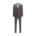 Dsquared² Gray Wool Two-Piece Suit