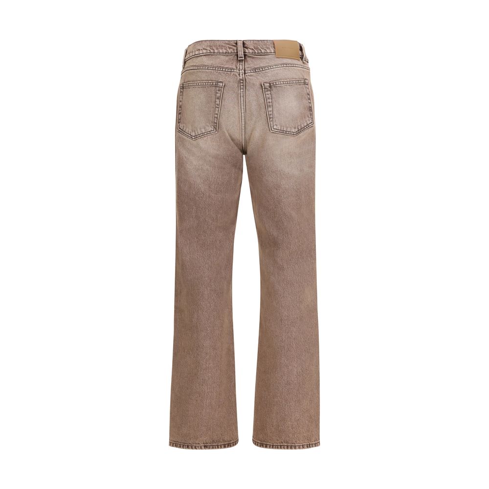 Our Legacy Red Cotton Bootcut Jeans