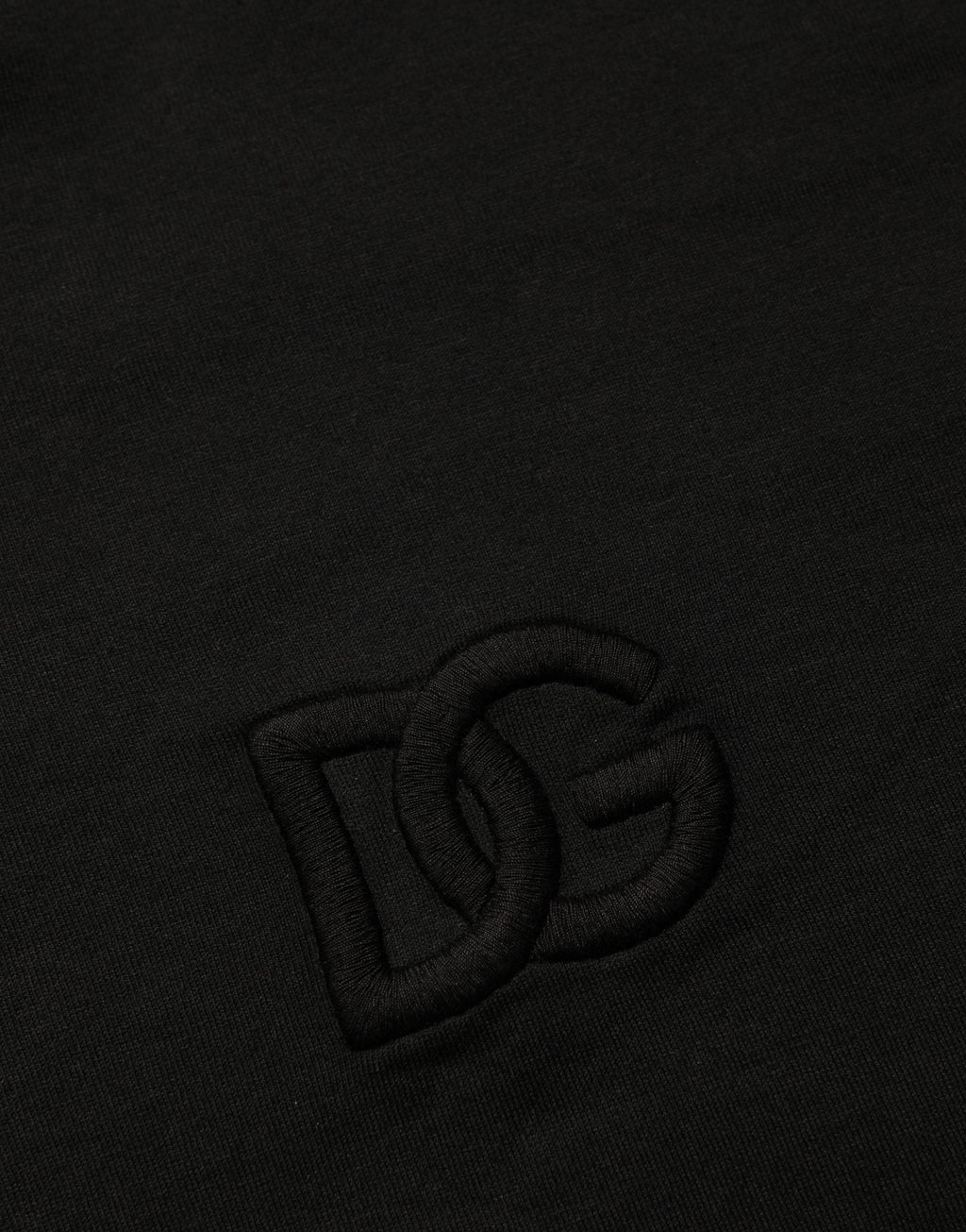 Dolce & Gabbana Black Cotton Short Sleeves Crew Neck  T-shirt