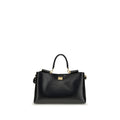 Dolce & Gabbana Black Calf Leather Bos Taurus Shoulder Bag