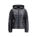 Black Polyamide Full-Length Jacket