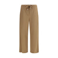 Brown Wool Oves Aries Flared Pants