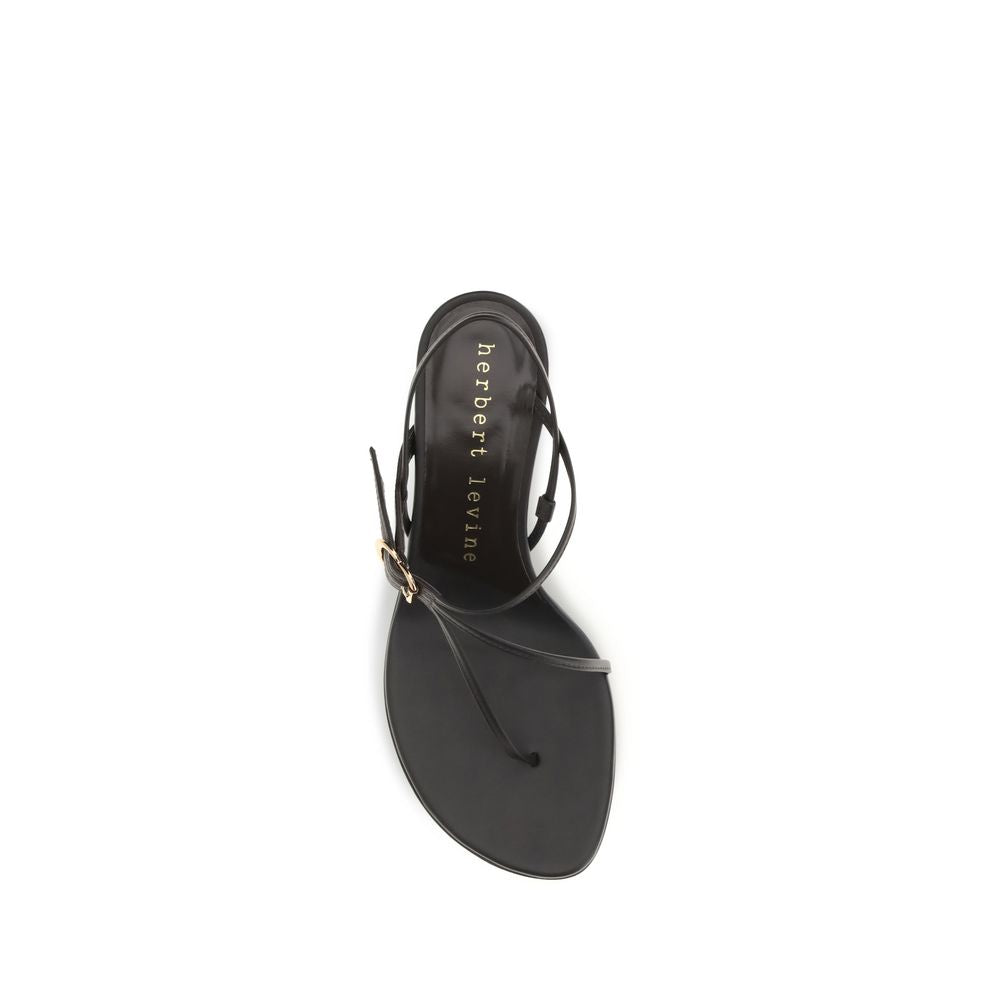 Brown Calf Leather Bos Taurus Stiletto Heel Sandals