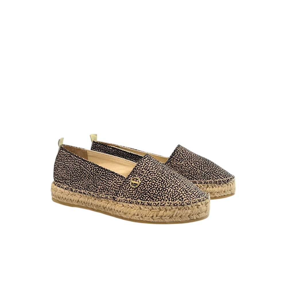 Beige Textile Women Platform Sandal