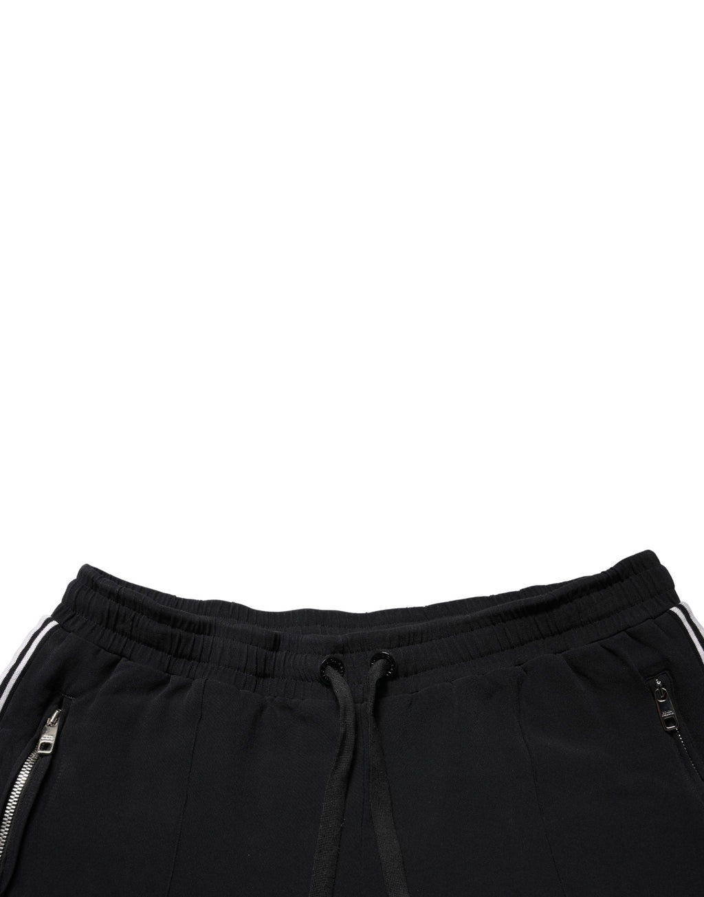 Dolce & Gabbana Black Viscose Mid Waist Cropped Women Pants